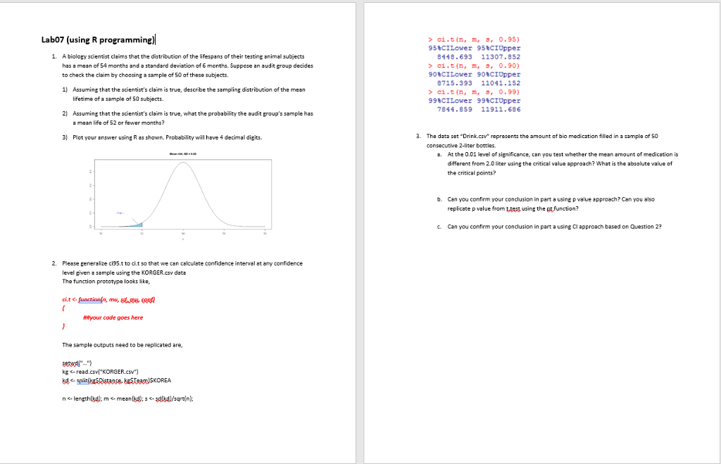 Solved A biology scientist claims that the distribution of | Chegg.com