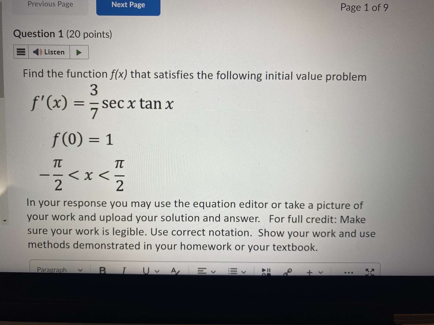 Solved Question 1 (20 points)\\nFind the function f(x) that | Chegg.com