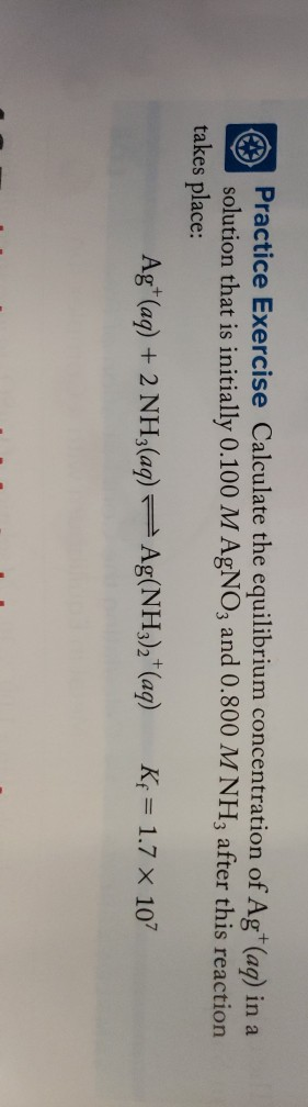 Solved Practice Exercise Calculate The Equilibrium Chegg Solved Practice Exercise Calculate The Equilibrium Chegg