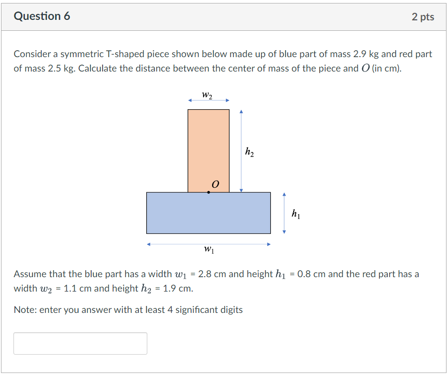 Solved Consider a symmetric T-shaped piece shown below made | Chegg.com