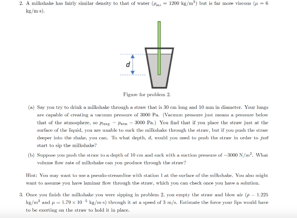 The longest straw you can drink from is approximately 10.3 m long :  r/Physics