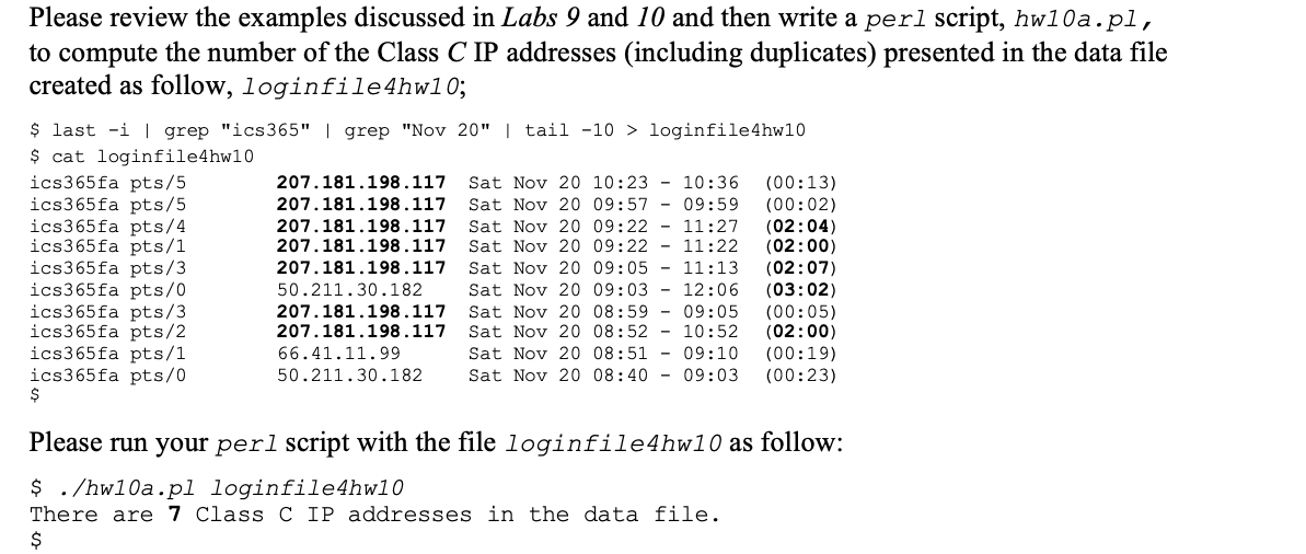 Solved Please review the examples discussed in Labs 9 and 10 | Chegg.com