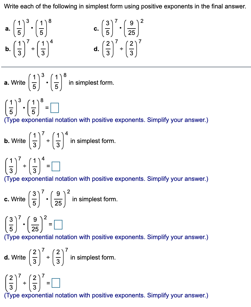 solved-write-each-of-the-following-in-simplest-form-using-chegg