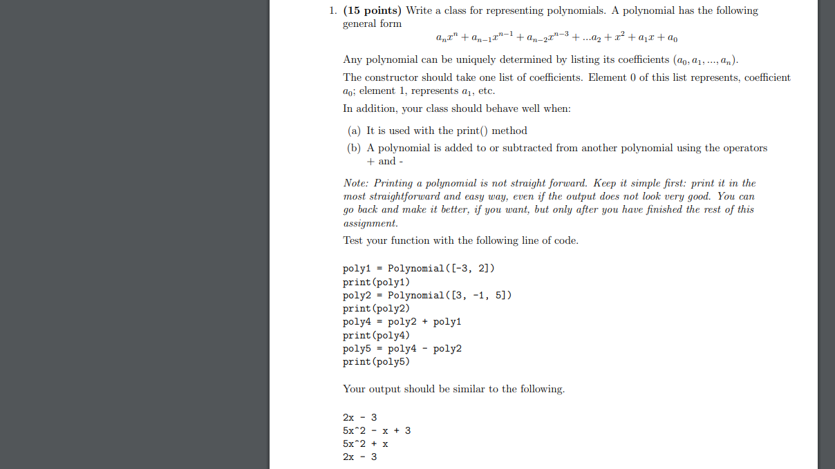 Solved Please Solve Question 1 Using Python Programming And | Chegg.com