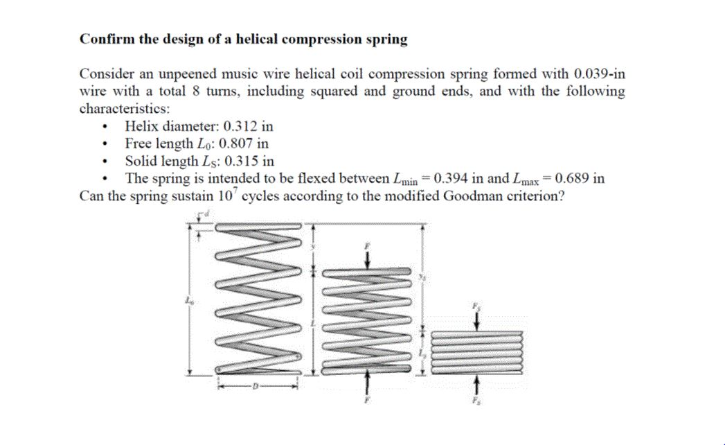 compression test on helical spring experiment