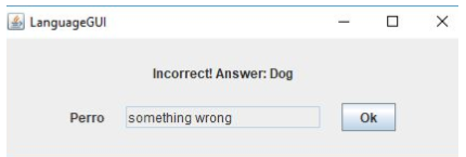 Language Study GUI Use the Java Swing library to | Chegg.com