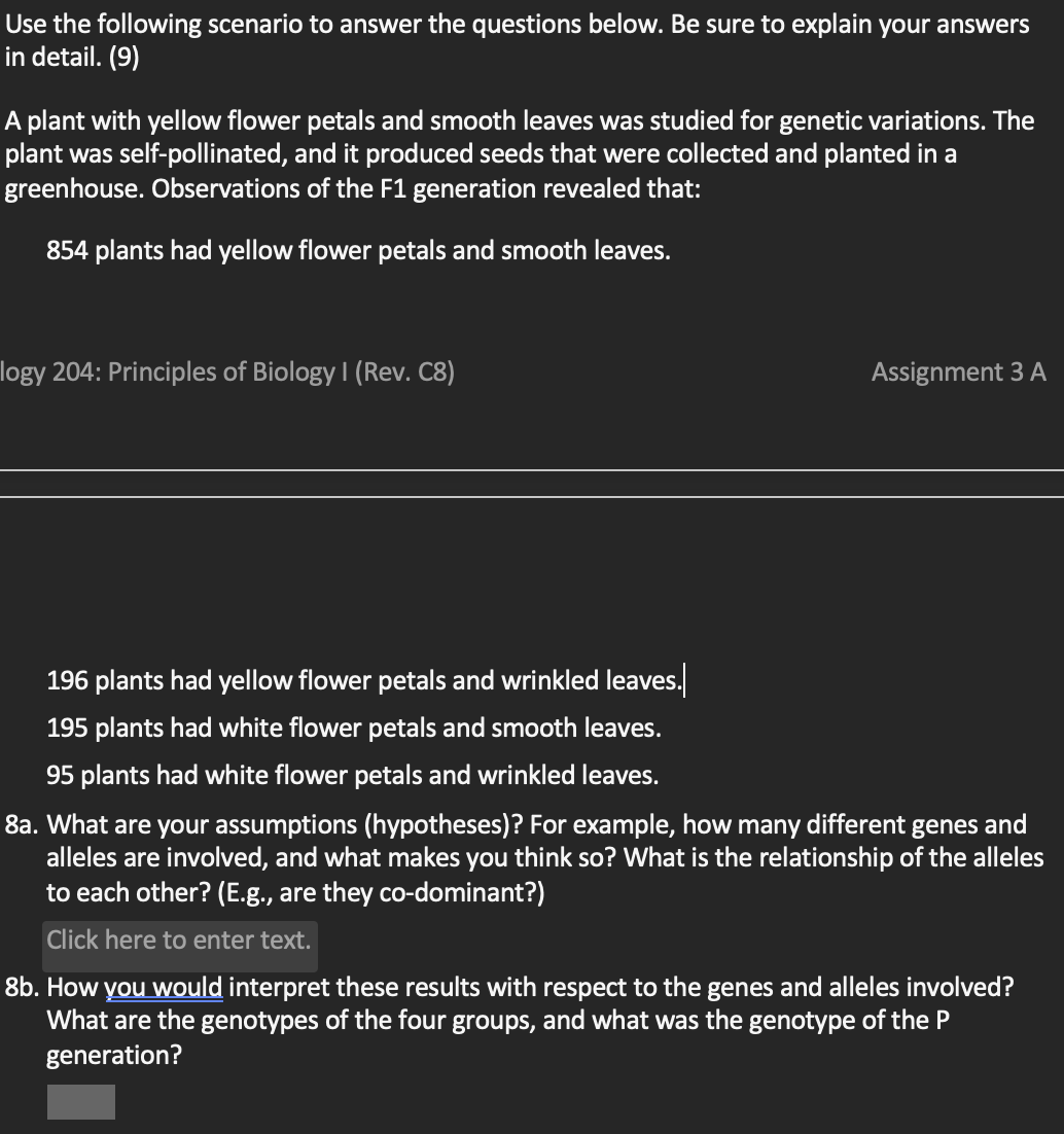 Solved Use the following scenario to answer the questions