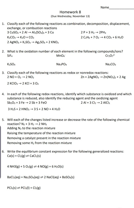 Solved Name Homework 8 (due Wednesday, November 13) 1. 