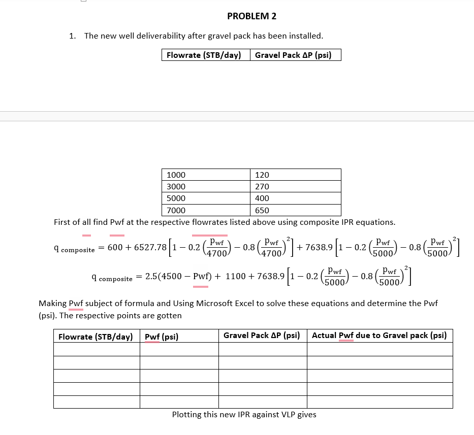 2. Pressure drop is determined by plotting | Chegg.com