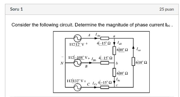 Solved Consider The Following Circuit. Determine The | Chegg.com