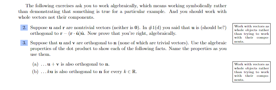 The following exercises ask you to work | Chegg.com