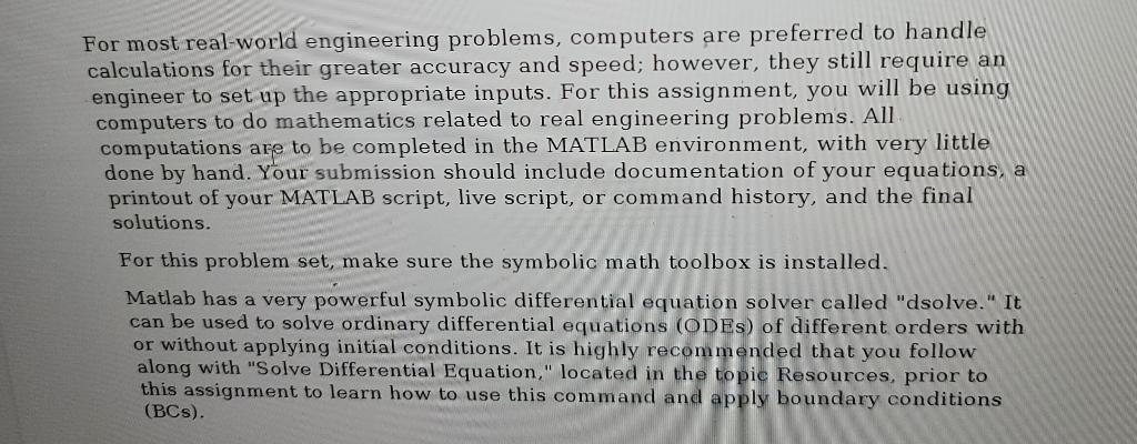 Solved For most real-world engineering problems, computers | Chegg.com