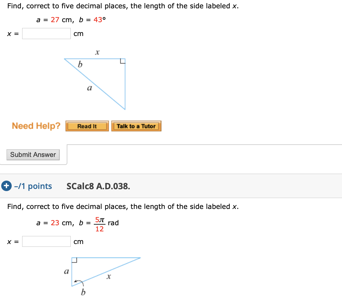 Solved Find Correct To Five Decimal Places The Length Of Chegg