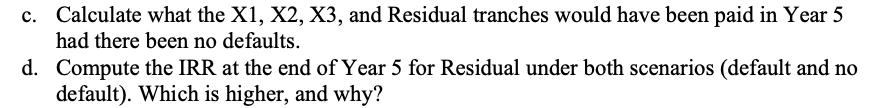 Solved Assume a collateral pool containing 5 -year | Chegg.com