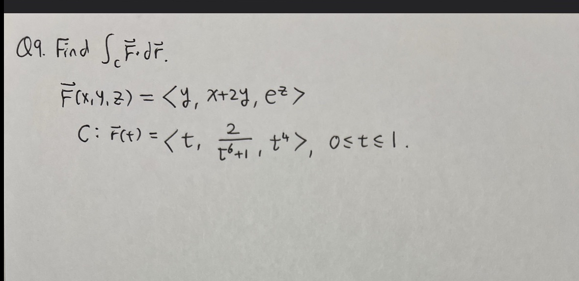 Solved Q9. ﻿Find | Chegg.com