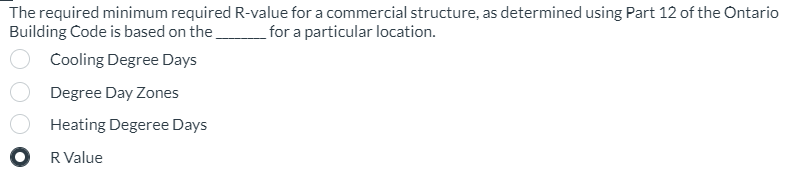 Solved The required minimum required R-value for a | Chegg.com