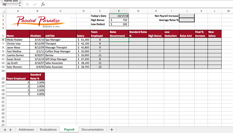 Solved In cells F6F13, add a VLOOKUP function that returns