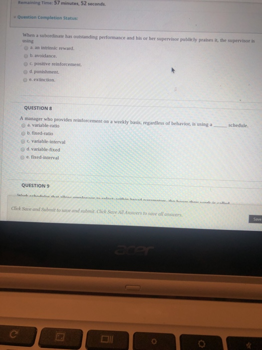 Solved Remaining Time: 57 minutes, 52 seconds Question | Chegg.com