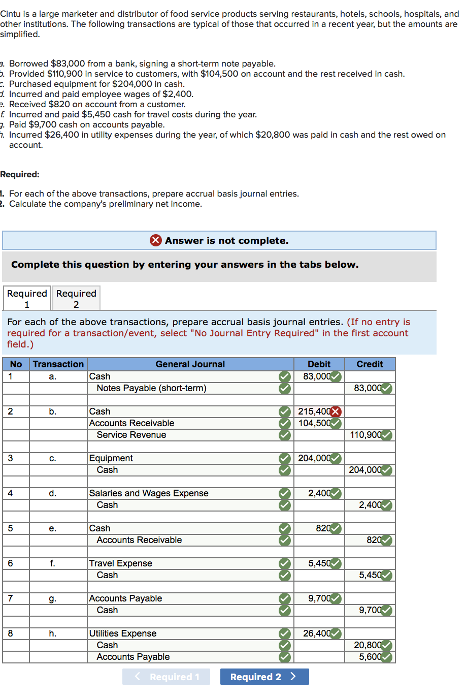 Solved can someone show me how to do the net income of this? | Chegg.com