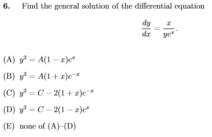 Solved Find the general solution of the differential | Chegg.com