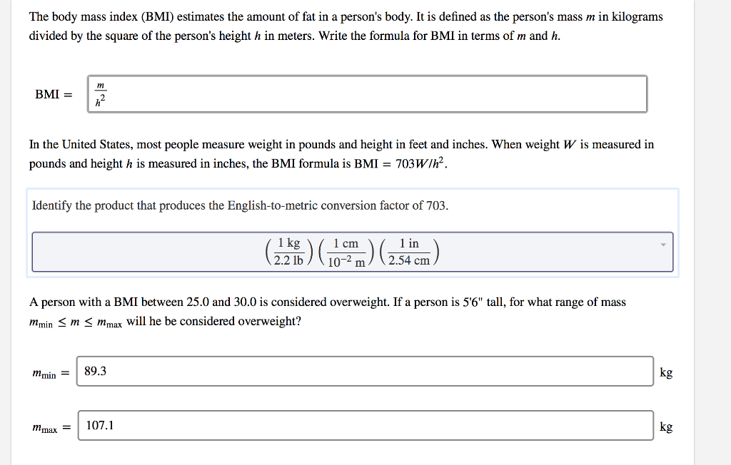 Bmi Formula In Kg And Cm - Aljism Blog