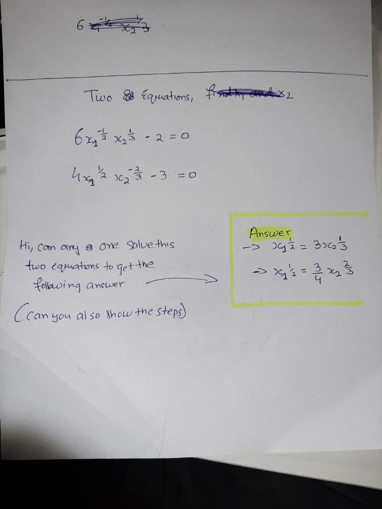 Solved HI, can anyone solve this equation in a step by step | Chegg.com