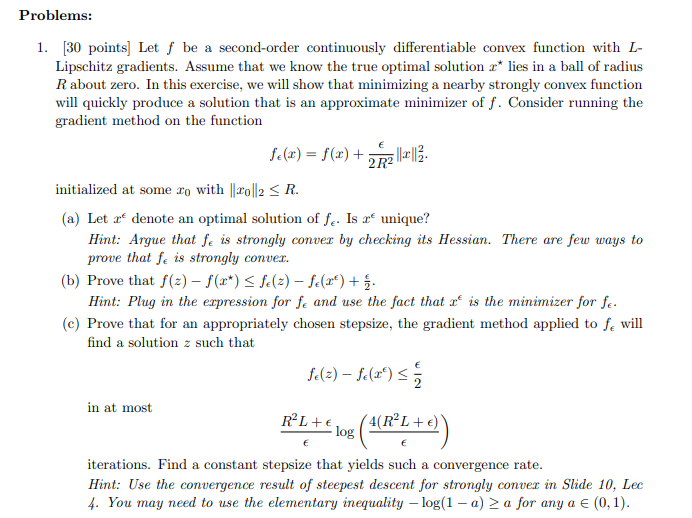 Solved (It is a Optimization problem that I am trying to | Chegg.com