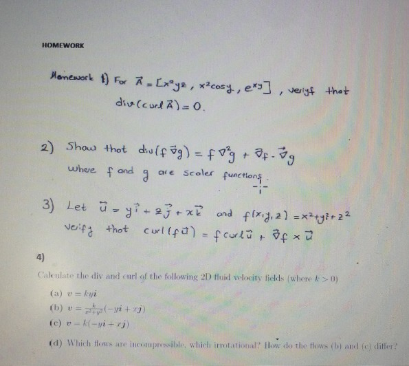 Solved Homework Homework T For X Ye X Cosy Exy Ver Chegg Com