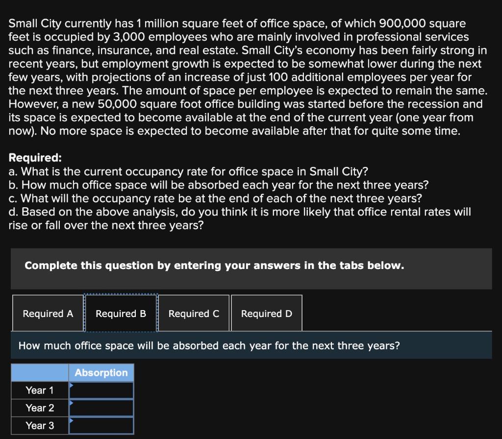 solved-small-city-currently-has-1-million-square-feet-of-chegg