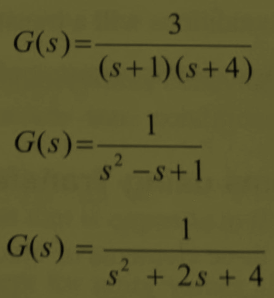 Solved Describe The Dynamic Behavior Indicated By Each Of | Chegg.com