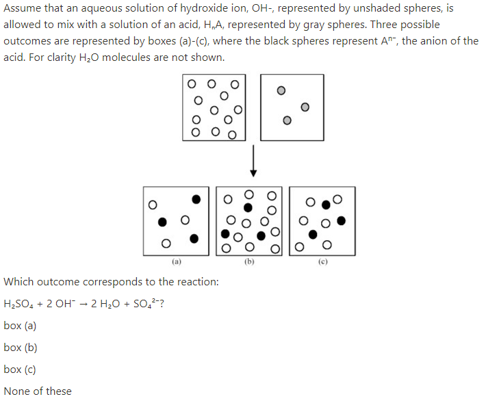 Solved Assume that an aqueous solution of hydroxide ion, | Chegg.com