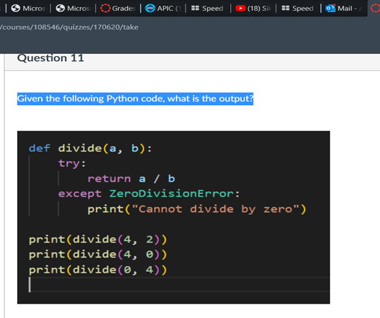 Solved How would you modify the code to ensure `divide` | Chegg.com
