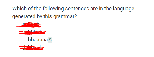 Solved 11. Consider The Following Grammar: A B | Chegg.com