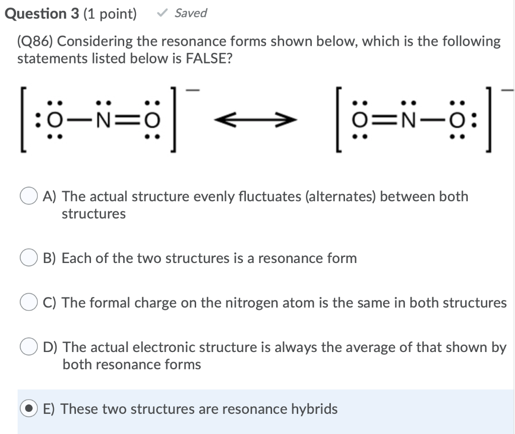 Solved Question 1 (1 point) (Q84) How many valence electrons | Chegg.com