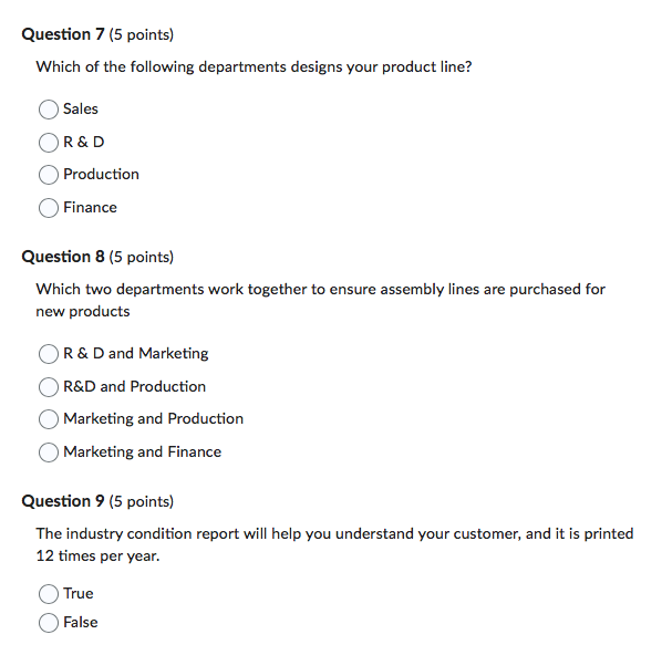 Solved Question 7 (5 ﻿points)Which of the following | Chegg.com