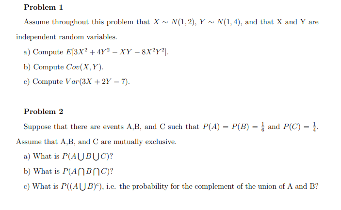 Solved Problem 1 Assume Throughout This Problem That X ~ | Chegg.com