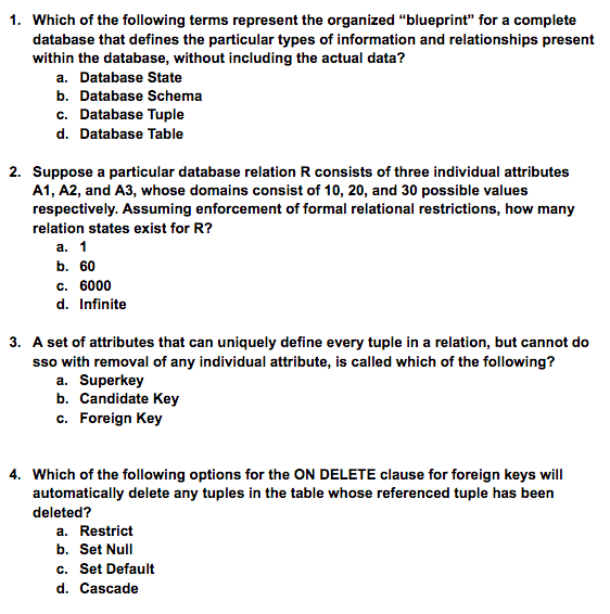 Solved 5. Consider the following pair of table definitions | Chegg.com