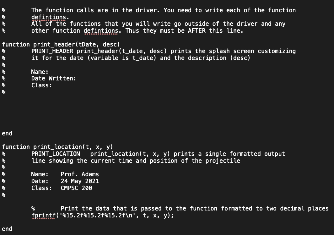 Solved CODE HAS TO BE DONE IN | Chegg.com