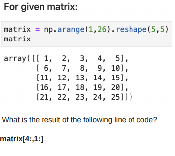 Solved For given matrix: matrix = | Chegg.com