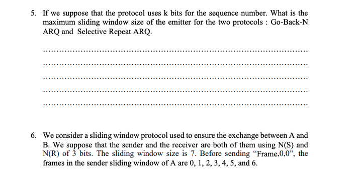 Solved 1. Define the concept of sliding window at the sender | Chegg.com
