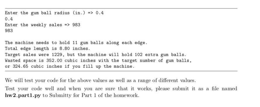 Solved PYTHON QUESTION | Chegg.com