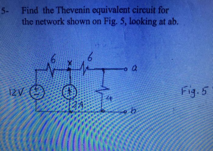 Solved Find the Thevenin equivalent circuit for the network | Chegg.com