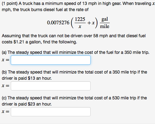 solved-1-point-a-truck-has-a-minimum-speed-of-13-mph-in-chegg