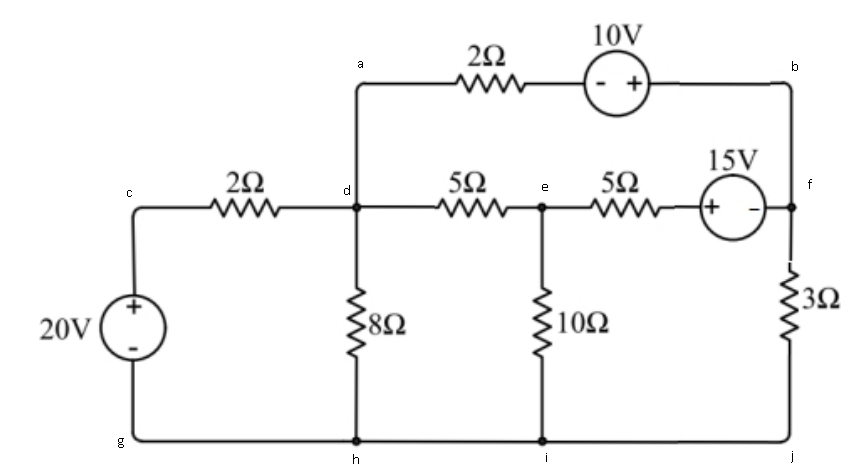 Solved Topic: Electrical Networks Solve for the branch | Chegg.com