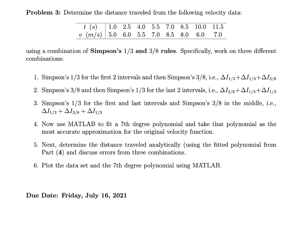 Solved Please include the matlab code also Please include | Chegg.com