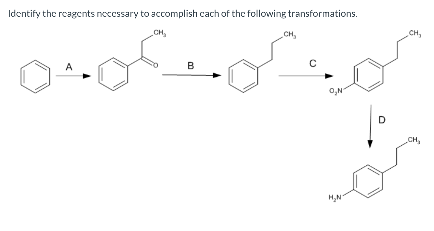 [solved] Identify The Reagents Necessary To Accomplish Ea