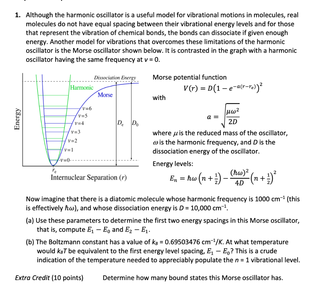 Solved Imagine 1000 unique diatomic molecules are allowed to