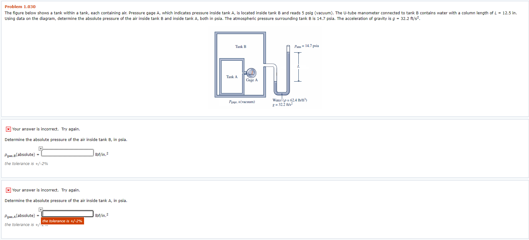 Solved Problem 1.030 The Figure Below Shows A Tank Within A | Chegg.com ...