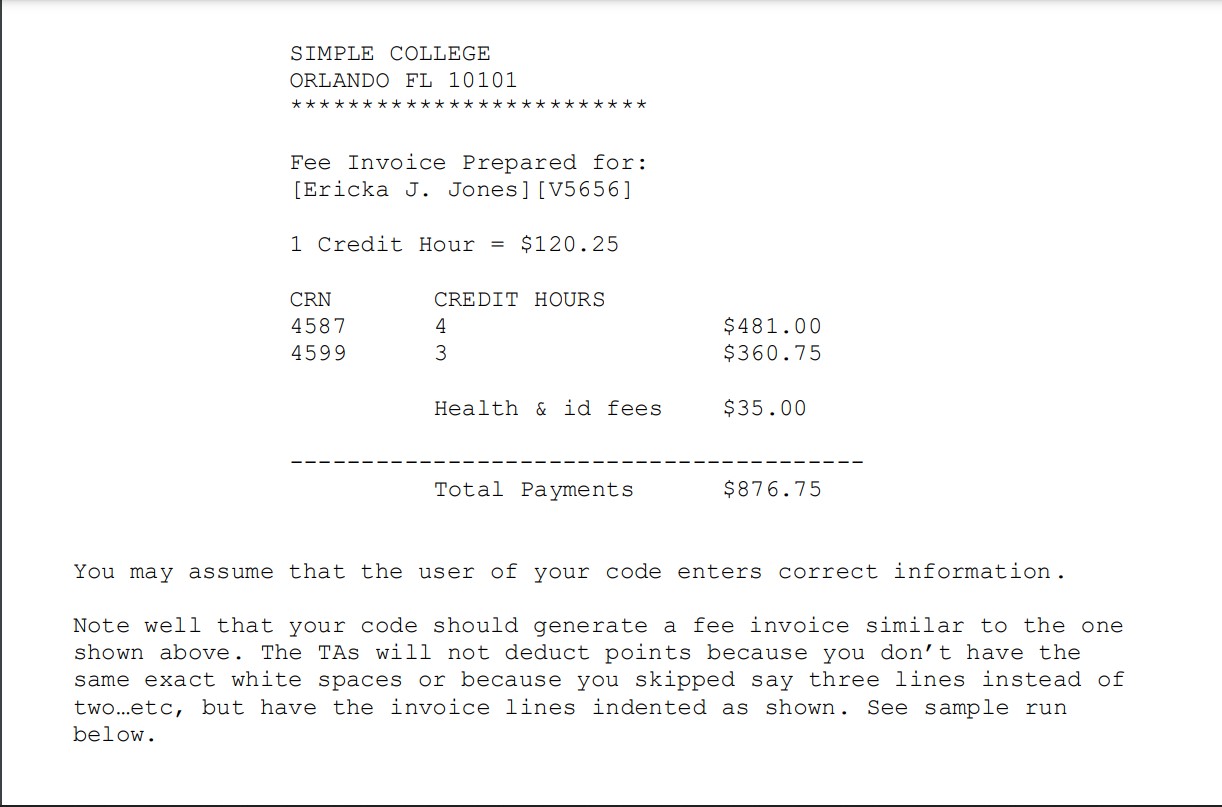 Solved Sample Run (The user's entry is marked in bold) Enter | Chegg.com