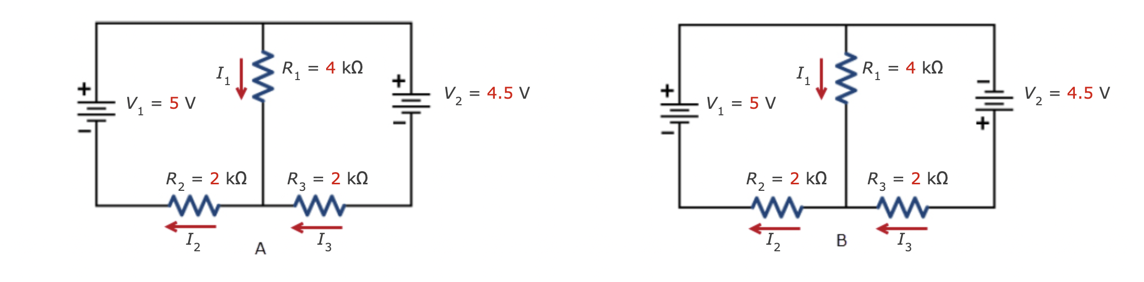 Solved (a) What is the current through each resistor in part | Chegg.com